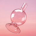 Portavelas Vidrio Soplado - Bubblegum